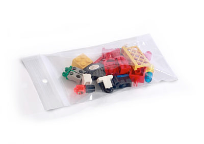 2 Mil Hang Hole Zipper Top Bags